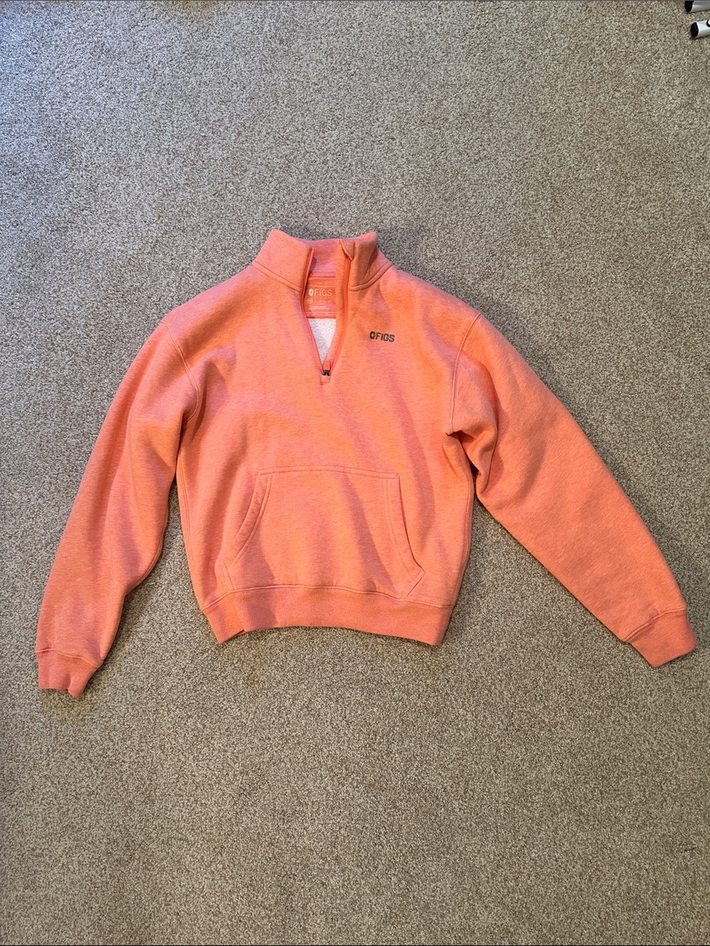 Figs Women’s Sunset Drift Off-Shift 1/4 Zip Sweatshirt - Picture 2 of 4